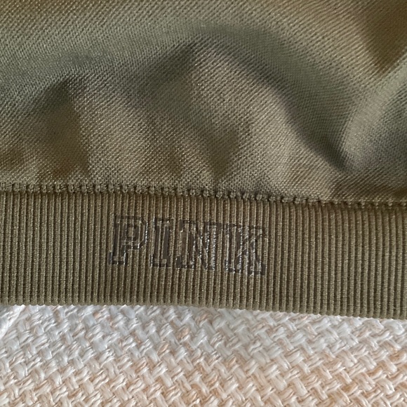 PINK Victoria's Secret Olive Sports Bra - Picture 3 of 4